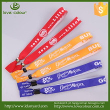 Venda quente personalizado como festas bilhetes wristband china atacado